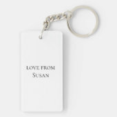 Leraar Bedankt om mij te helpen met het kweken van Sleutelhanger (achterkant)