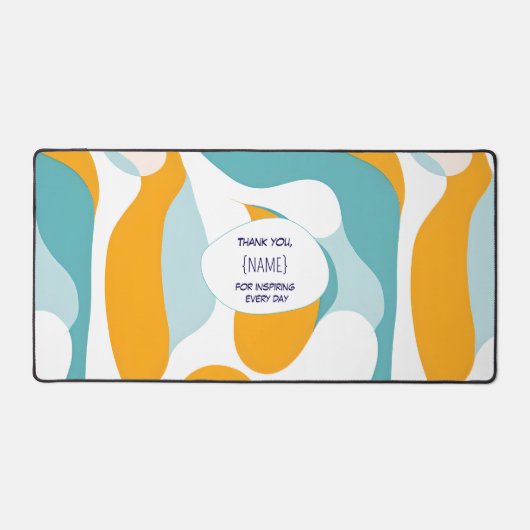 Leraar Bedankt – Persoonlijk Bureaumat (Voorkant)