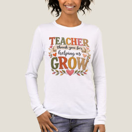 Leraar — Bedankt voor het Helpen Onzer Groei Tri-Blend Shirt