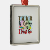 Leraar belt en ik moet gaan metalen ornament (Rechts)