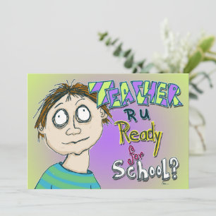 Leraar ben je klaar voor school?