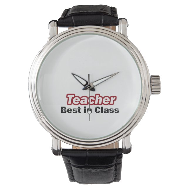 Leraar Beste in de klas Horloge (Voorkant)