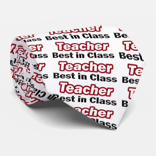 Leraar Beste in de klas Stropdas (Opgerold)