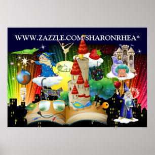 Leraar/Bibliotheek/Poster van iemand Poster