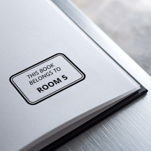 Leraar Bibliotheekboek   Dit boek is van Zelfinktende Stempel