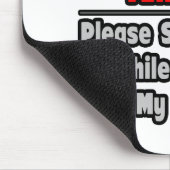 Leraar biologie...werk mijn magie muismat (Hoek)