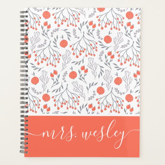 Leraar Bloemen Planner (Voorkant)