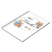 Leraar Bloemen Waterverf Notitieboek (Linkerzijde)