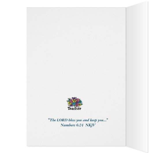 Leraar Blooms Dank je (Binnen (Links))