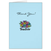 Leraar Blooms Dank je (Voorkant)