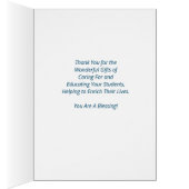 Leraar Blooms Dank je (Binnen (Rechts))