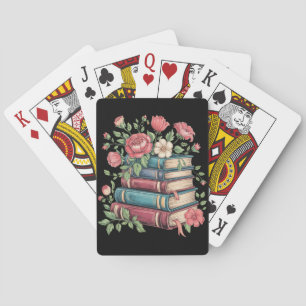 Leraar Boek Liefhebber Terug naar School Wilde Blo Pokerkaarten