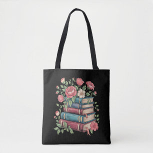 Leraar Boek Liefhebber Terug naar School Wilde Blo Tote Bag