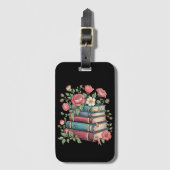 Leraar Boekenliefhebber Terug naar School Wildflow Bagagelabel (Voorkant (verticaal))