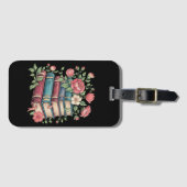 Leraar Boekenliefhebber Terug naar School Wildflow Bagagelabel (Voorkant (horizontaal))