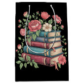 Leraar Boekenliefhebber Terug naar School Wildflow Medium Cadeauzakje (Voorkant)