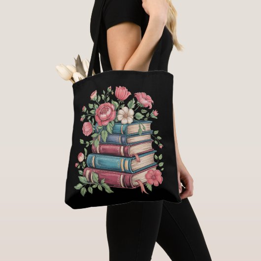 Leraar Boekenliefhebber Terug naar School Wildflow Tote Bag (Dichtbij)