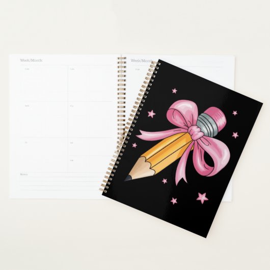 Leraar Boog Potlood Lesgeven Levenswaardering Cade Planner (Display)