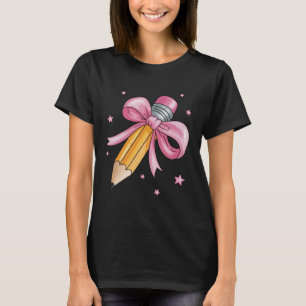 Leraar Boog Potlood Onderwijs Leven Waardering Cad T-shirt