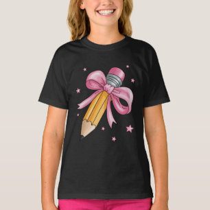 Leraar Boog Potlood Onderwijs Leven Waardering Cad T-shirt
