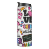 Leraar: Brandstof, Liefde, Inspiratie, Herhaal Thermosbeker (Geroteerd rechts)