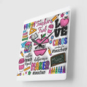 Leraar: Brandstof, Liefde, Inspiratie, Herhaal Vierkante Klok (Hoek)