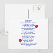 leraar briefkaart (Voorkant / Achterkant)