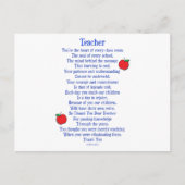 leraar briefkaart (Voorkant)