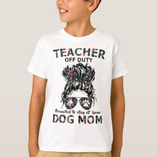 Leraar buiten dienst, bevorderd om thuis te blijve t-shirt