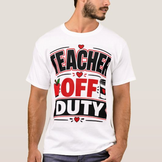 Leraar Buiten Dienst T-shirt (Voorkant)