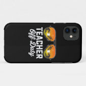 Leraar buiten dienst zonnebril laatste schooldag Case-Mate iPhone case (Achterkant (horizontaal))