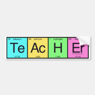leraar bumpersticker