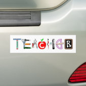 leraar bumpersticker (Op auto)