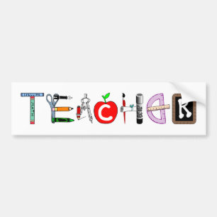 leraar bumpersticker