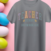 Leraar Bunny! Gepersonaliseerd Pasen T-shirt
