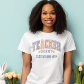 Leraar Bunny! Gepersonaliseerd Pasen T-shirt