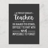 leraar Cadeau, Een Echt Goede Leraar Briefkaart (Voorkant)