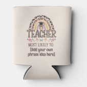 🎓 Leraar cadeau-ideeën: waarschijnlijk aangepaste Blikjeskoeler (Voorkant)