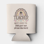 🎓 Leraar cadeau-ideeën: waarschijnlijk aangepaste Blikjeskoeler (Achterkant)