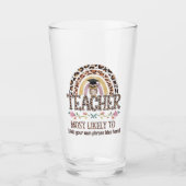 🎓 Leraar cadeau-ideeën: waarschijnlijk aangepaste Glas (Voorkant)