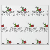 leraar cadeaupapier (Vlak)