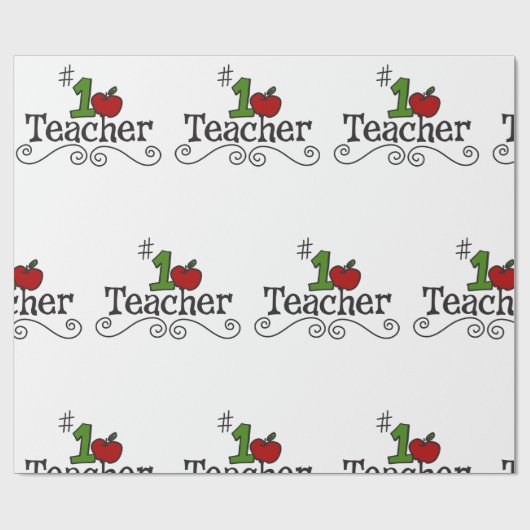 leraar cadeaupapier (Vlak)