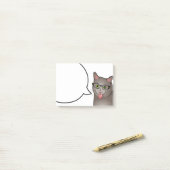 Leraar Cat Post merkt Kat op Post-it® Notes (Op bureau)