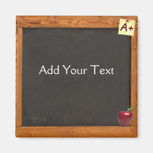 Leraar Chalkboard Magneet (Voorkant)