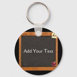Leraar Chalkboard Sleutelhanger