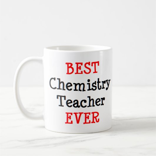 leraar chemie, beste koffiemok (Links)
