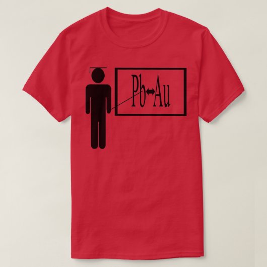 leraar chemie t-shirt (Design voorkant)