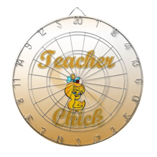 Leraar Chick Dartbord (Voorkant)