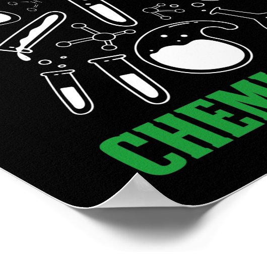 Leraar Chmistree Funny Kerstmis Poster (Hoek)