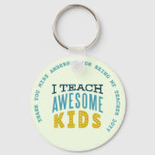 Leraar Citaten Waardering Pensioen Afscheid Sleutelhanger (Voorkant)